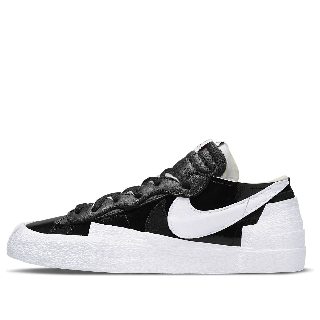 Nike sacai x Blazer Low 'Black Patent' DM6443-001-KICKS CREW