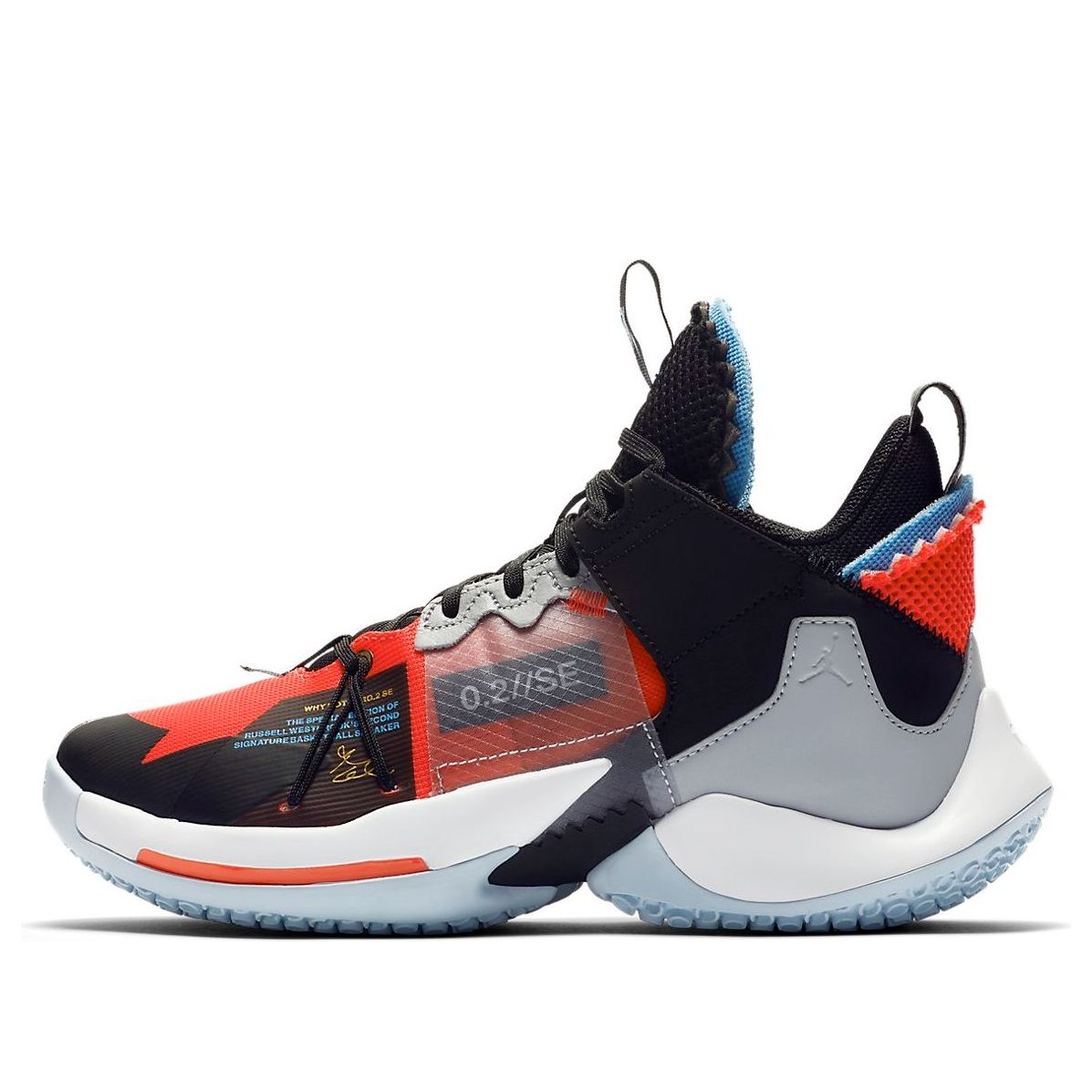 GS) Air Jordan Why Not Zer0.2 SE 'Red Orbit Black' CK0494-600