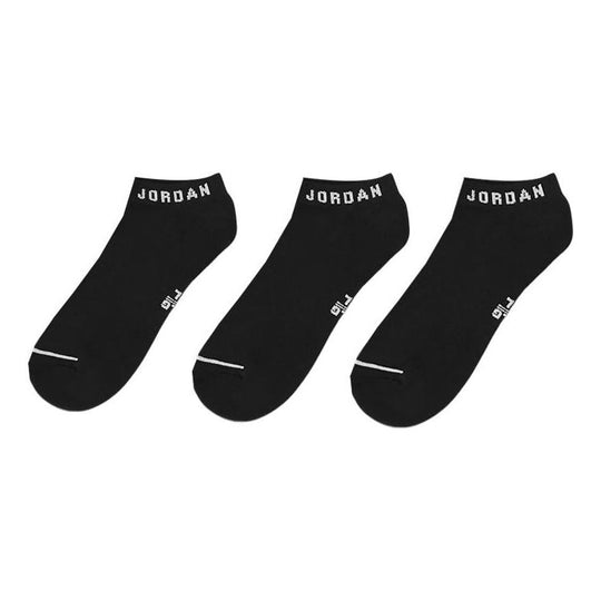 Air Jordan Everyday No-show Socks 'Black' DX9656-010 - KICKS CREW
