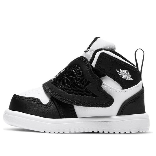 (TD) Air Jordan 1 Sky Black/White BQ7196-010 Infant/Toddler Shoes  -  KICKS CREW