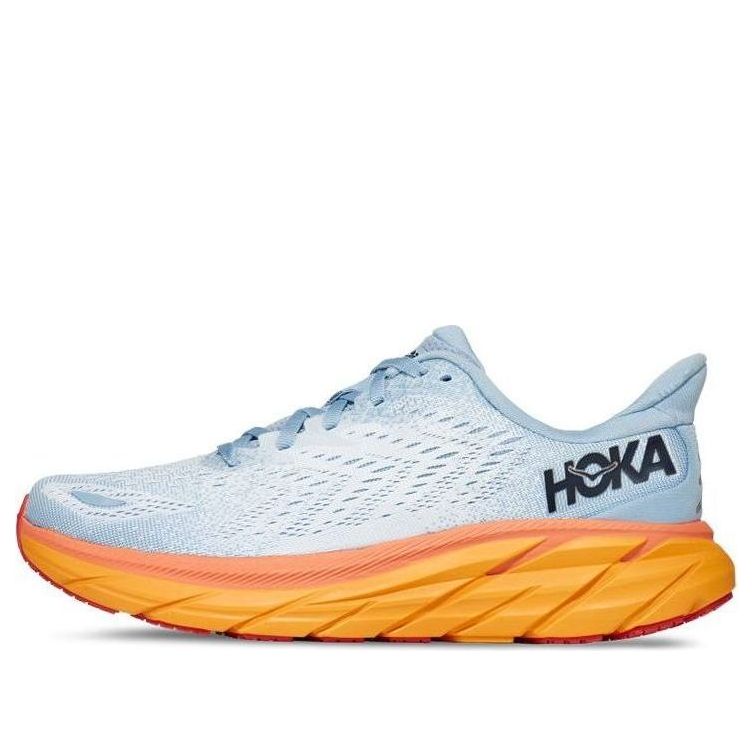 (WMNS) Hoka One One Clifton 8 Wide 'Summer Blue Ice Flow' 1121375-SSIF ...