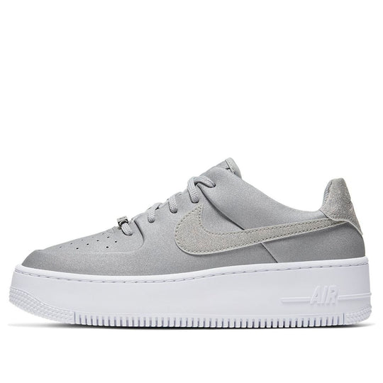 WMNS) Nike Air Force 1 Sage Low Lx 'Metallic Silver/White' CQ7510