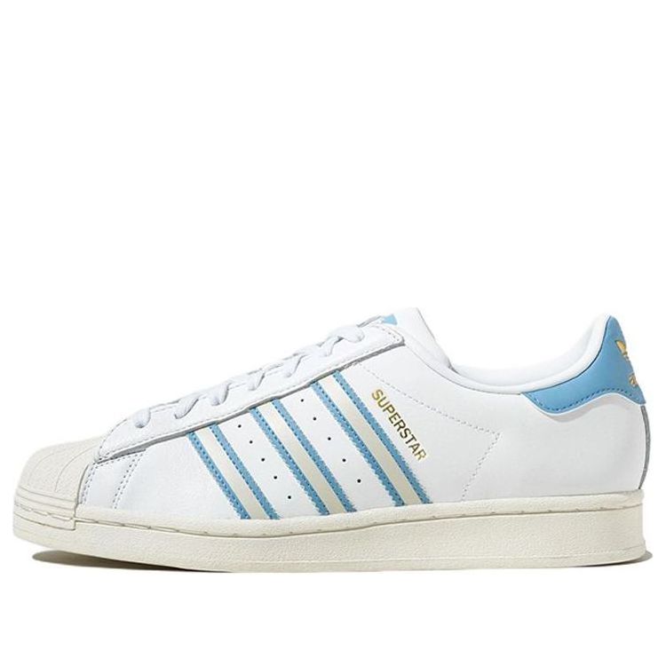 Adidas Originals Superstar Shoes 'Off White Light Blue' GX9876 - KICKS CREW