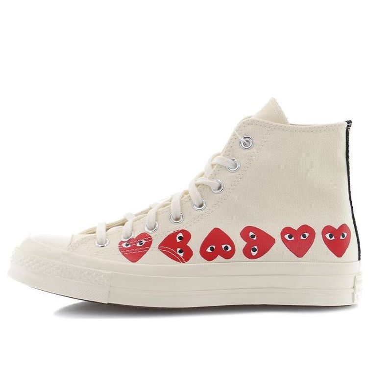 Converse x COMME des GARCONS PLAY Chuck 70 Hi Top 'Multi Heart' 162972 ...