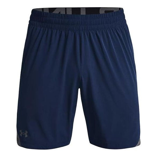 Under Armour Elevated Woven Sports Shorts 'Navy' 1362289-408-KICKS CREW