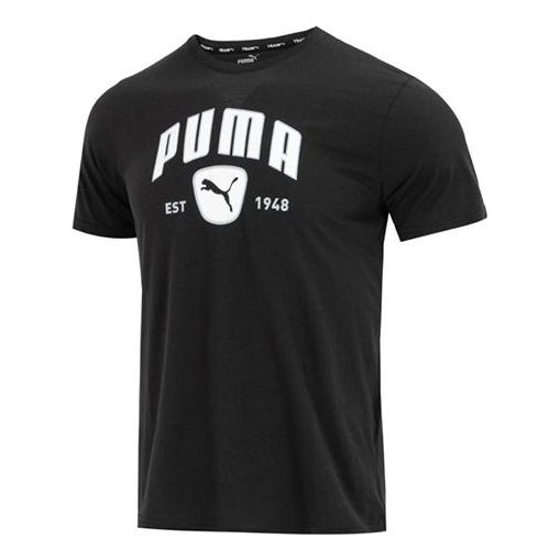 PUMA Performance Training Graphic Tee 'Black' 523743-01 - KICKS CREW