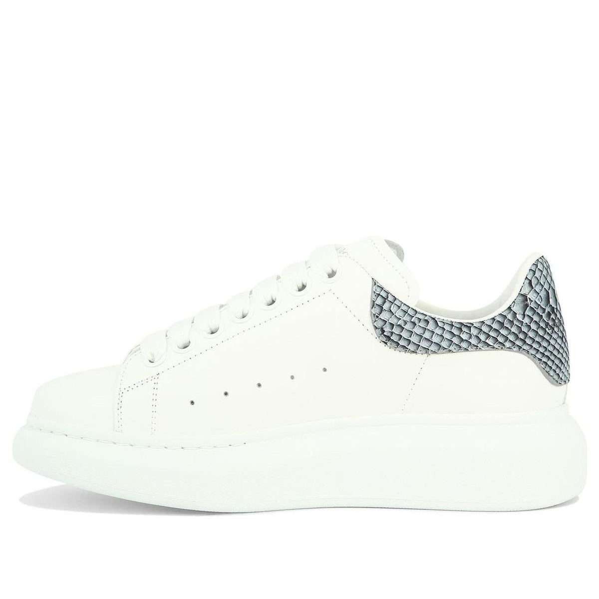 (WMNS) Alexander McQueen Oversized Shoes 'White Ice Snake' 718139WIE83 ...