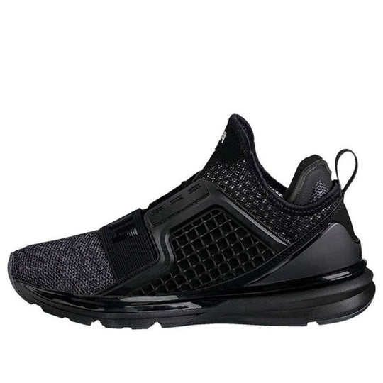 (GS) PUMA Ignite Limitless Knit 'Black' 190064-02 - KICKS CREW