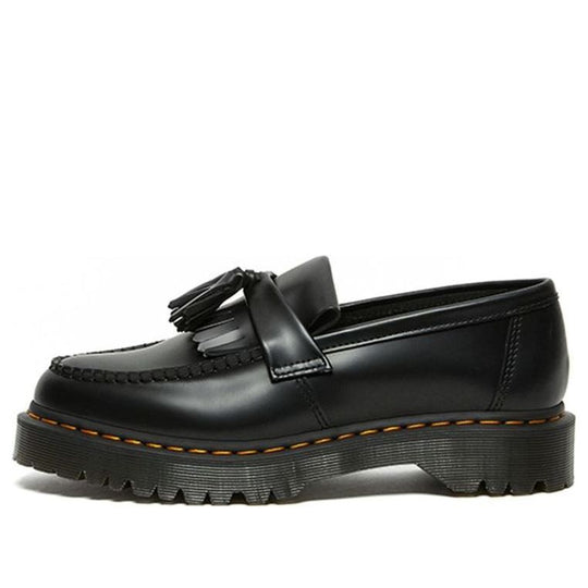 Dr. Martens Adrian Bex Smooth Leather Tassel Loafers 'Carbon Black' 26957001