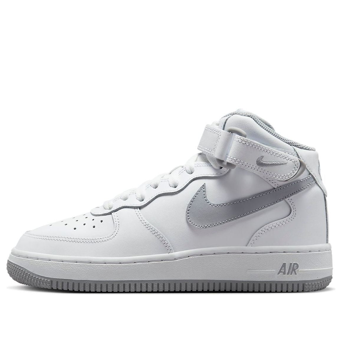 (GS) Nike Air Force 1 Mid LE 'White Wolf Grey' DH2933-101 - KICKS CREW