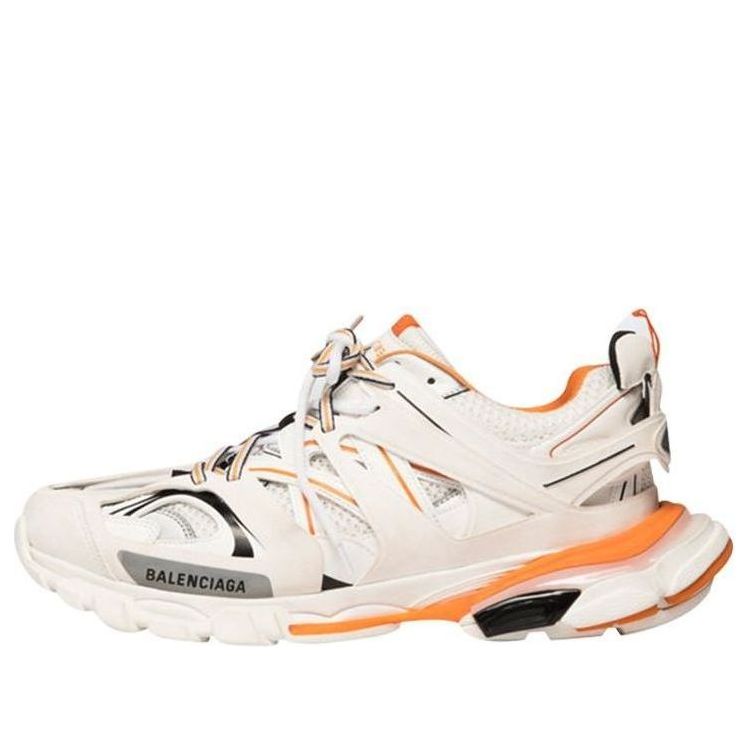 Balenciaga Track Sneaker 'White Orange' 542023W1GB19059-KICKS CREW