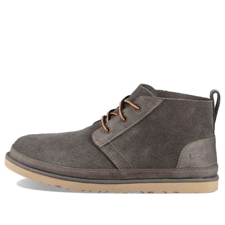 UGG Neumel Unlined Leather Lacing Cargo Gray 1020369-CHRC - KICKS CREW