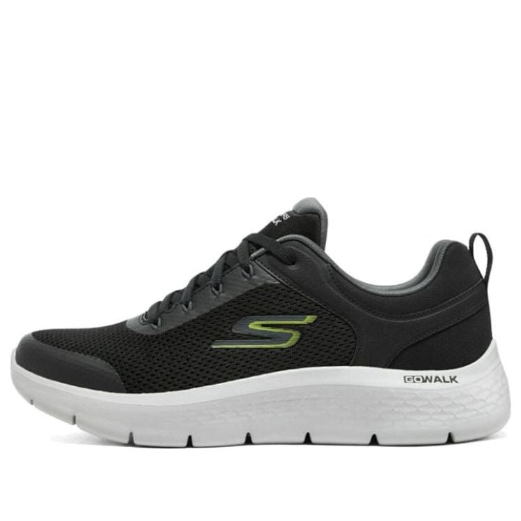 Skechers GO WALK Flex - Independent 'Black White' 216495-BKGY - KICKS CREW