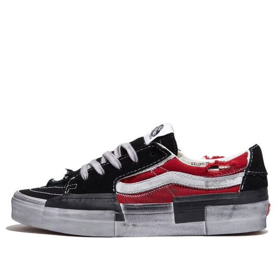 Vans Sk8-Low Reconstruct 'Black Red' VN0009QS458-KICKS CREW