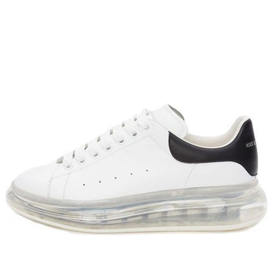 Alexander mcqueen discount black transparent sole