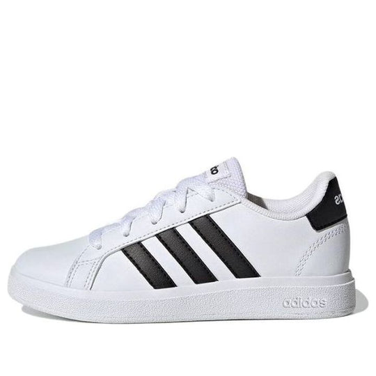 (GS) adidas Grand Court Lifestyle Tennis Shoes 'White Black' GW6511 ...