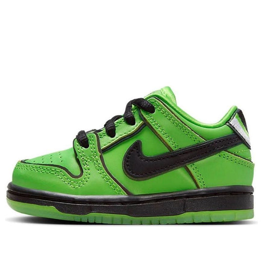 TD) Nike x The Powerpuff Girls SB Dunk Low Pro QS 'Buttercup