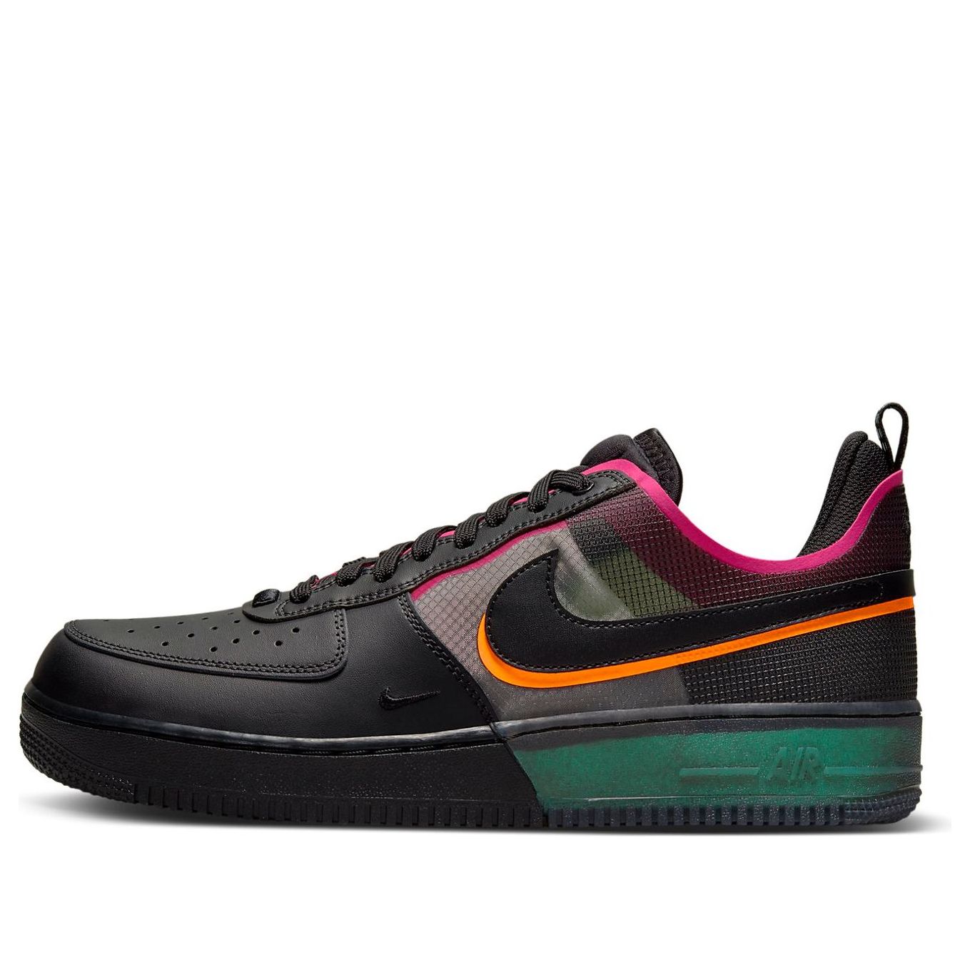 Nike Air Force 1 React 'Black Pink Prime' DH7615-001-KICKS CREW