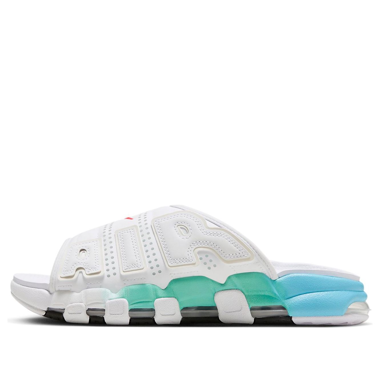 Nike Air More Uptempo Slide 'Aqua' FN3437-161-KICKS CREW