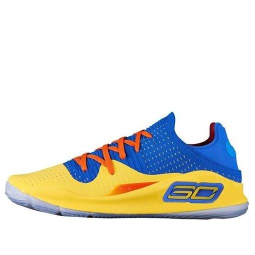 Curry 4 cheap blue and yellow