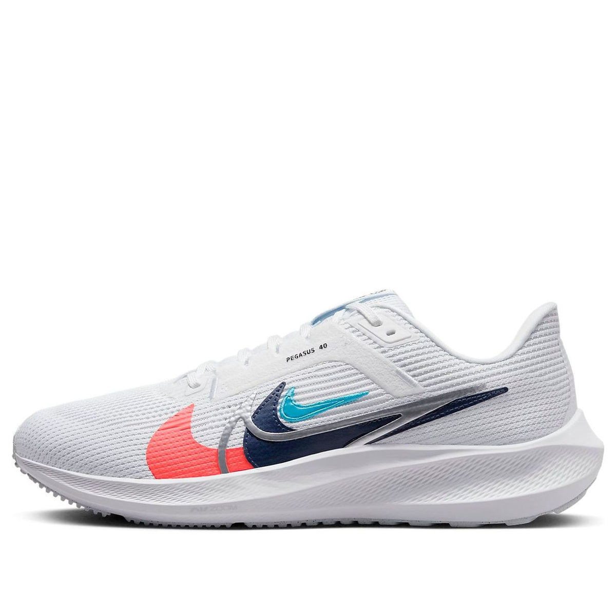 Nike Air Zoom Pegasus 40 PRM 'White Multi Color FB7179-100 - KICKS CREW