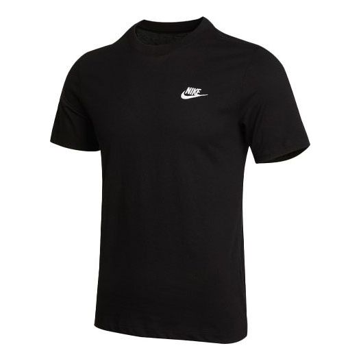 Nike Embroidered Small Round Neck Short Sleeve Black AR4999-013-KICKS CREW