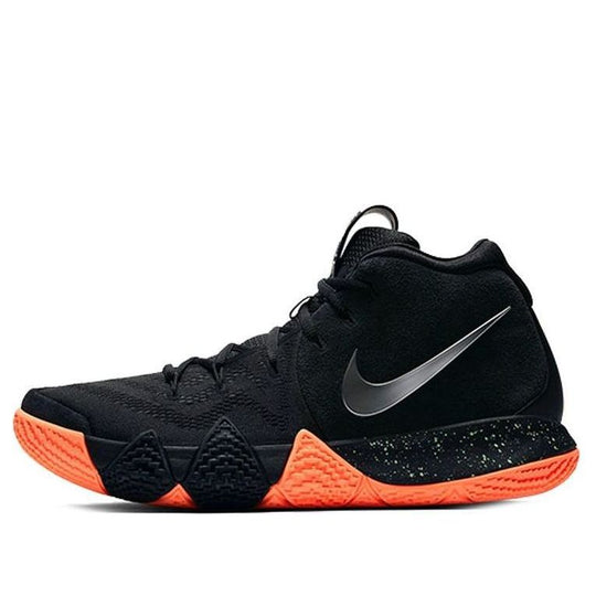 Kyrie 4 hotsell black metallic silver