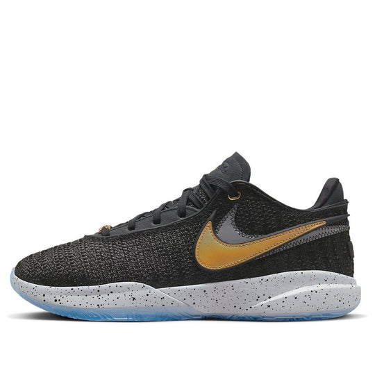 Nike LeBron 20 'Black Metallic Gold' DJ5422-003-KICKS CREW