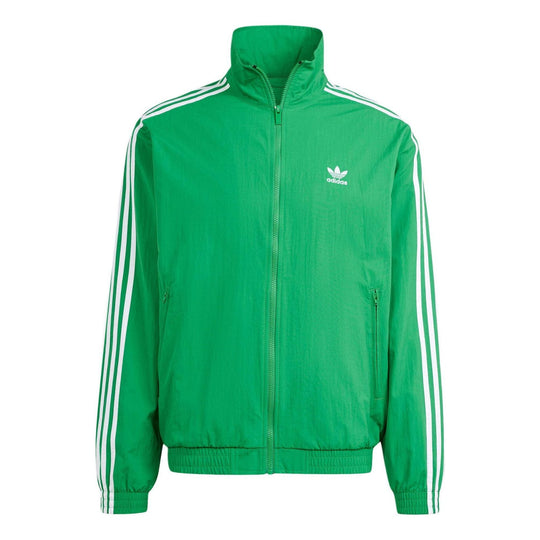 adidas originals Adicolor Woven Firebird Track Top Asia Sizing 'Green' IT2493