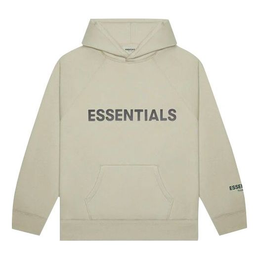 Fear of God Essentials FW20 Logo Hoodie 'Moss' 192250500206245 - KICKS CREW