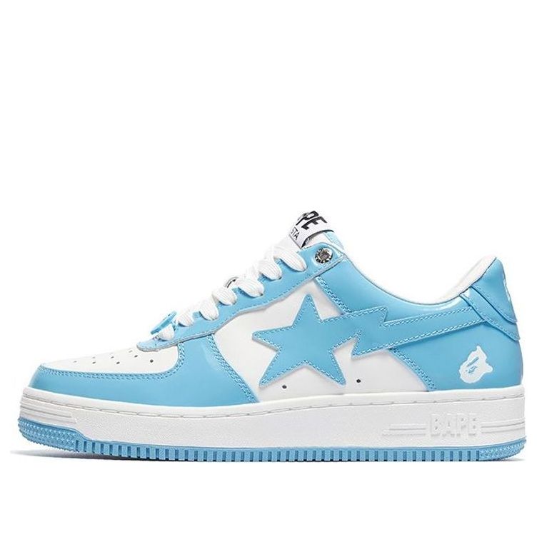 WMNS) A BATHING APE Bape Sta 'Light Blue White' 1I70-291-001-BLUE - KICKS  CREW