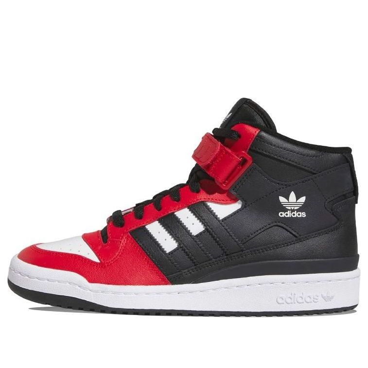 adidas Forum Mid 'Scarlet Black White' GY0005 - KICKS CREW