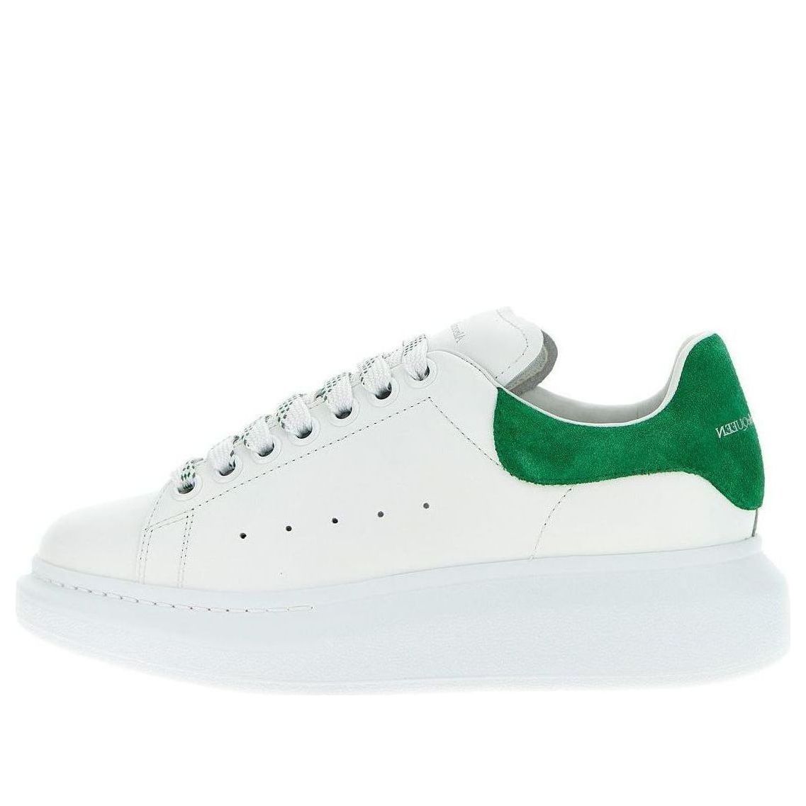 (WMNS) Alexander McQueen Oversized Sneaker 'Green White' 718139WIBN28846
