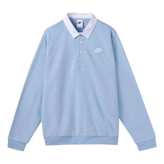 Nike Club Fleece Polo Shirt 'Blue' DX0538-479