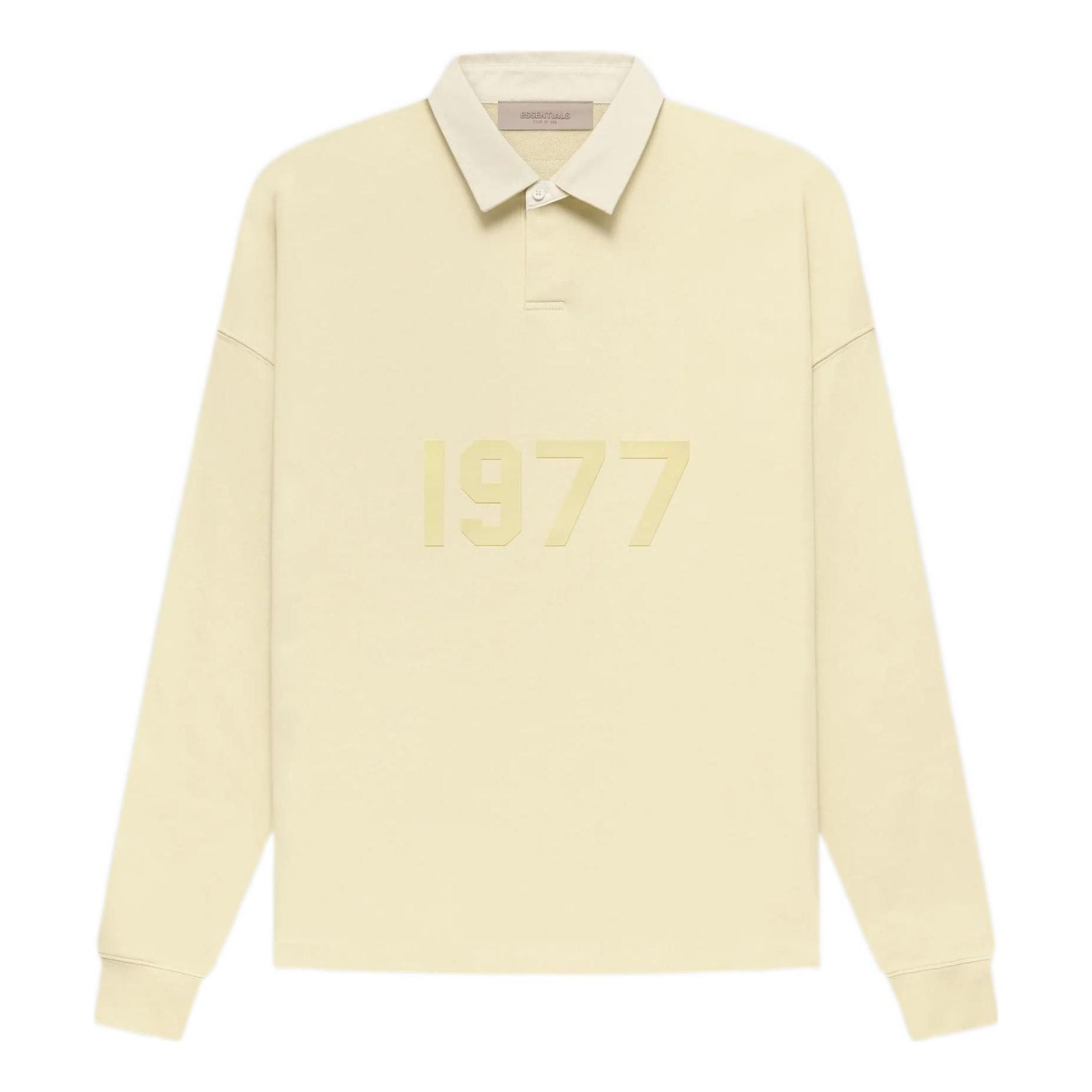 Fear of God Essentials FW22 Henley Rugby Polo 'Canary' FOG-FW22