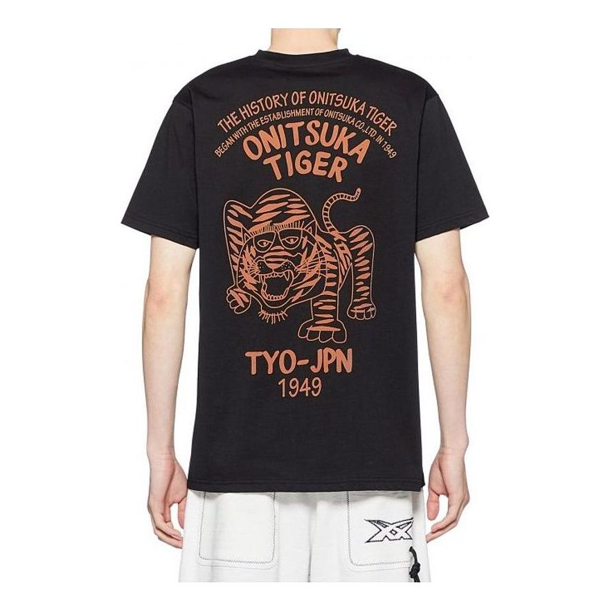 Onitsuka Tiger 3D Tiger Logo T-Shirt 'Black' 2183B150-001 - KICKS CREW