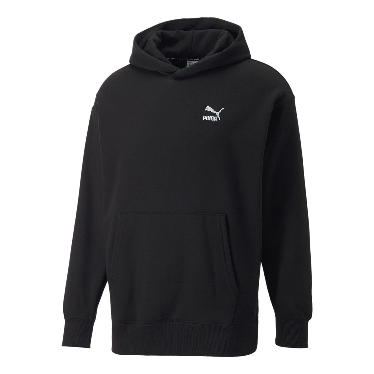 PUMA Classics Relaxed Hoodie 'Black ' 536747-01-KICKS CREW