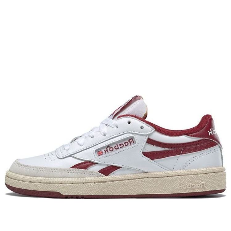 (WMNS) Reebok Club C Revenge Sneakers White/Red FW7804 - KICKS CREW