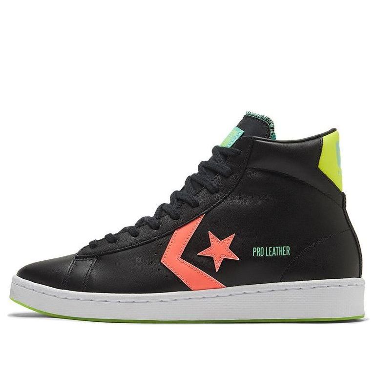 Converse pro 2025 leather high black