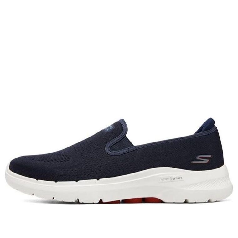 Skechers Go Walk 6 'Navy Red' 216280-NVRD - KICKS CREW