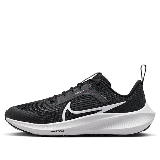 (GS) Nike Air Zoom Pegasus 40 'Black White' DX2498-001 - KICKS CREW