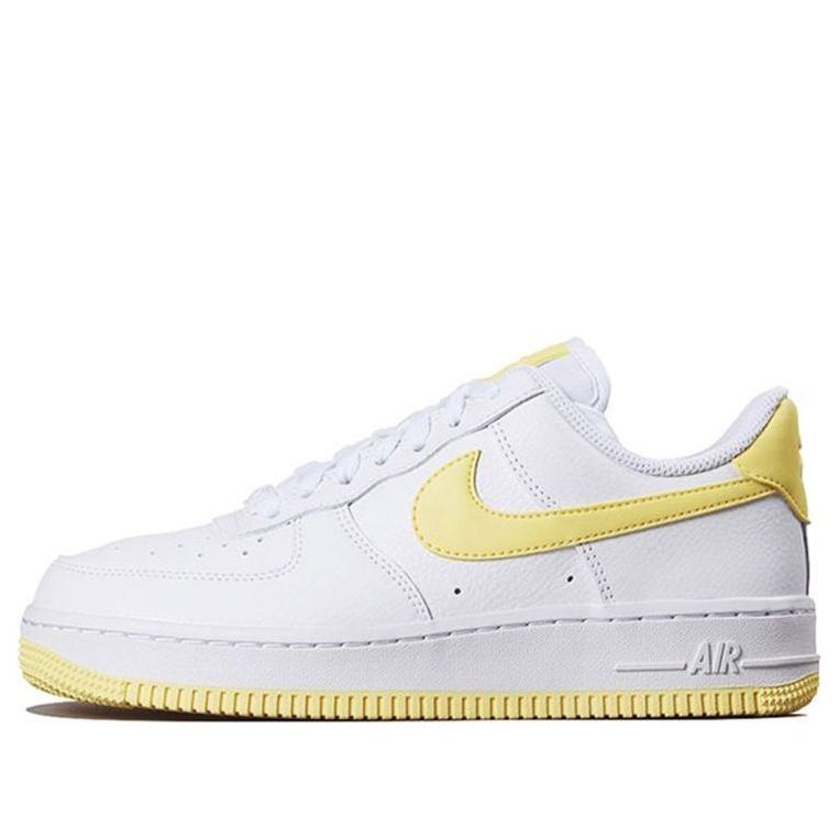 Nike air force shop 1 white bicycle yellow