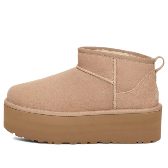 (WMNS) UGG Classic Ultra Mini Platform Boot 'Sand' 1135092-SAN