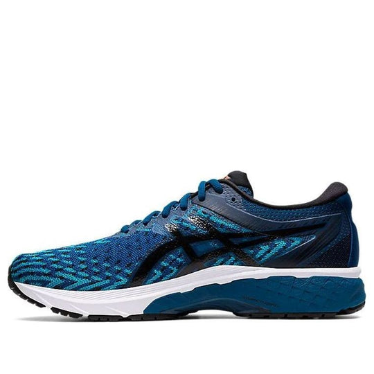 ASICS Gt-2000 8 Knit Blue/Black 1011A729-401 Marathon Running Shoes/Sneakers  -  KICKS CREW