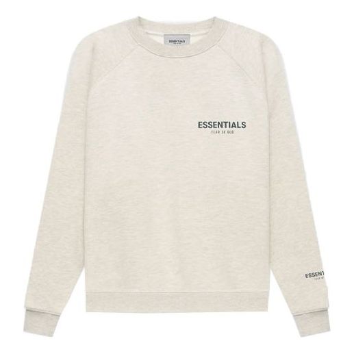 Fear of God Essentials FW21 Pullover Crewneck Light Heather ...