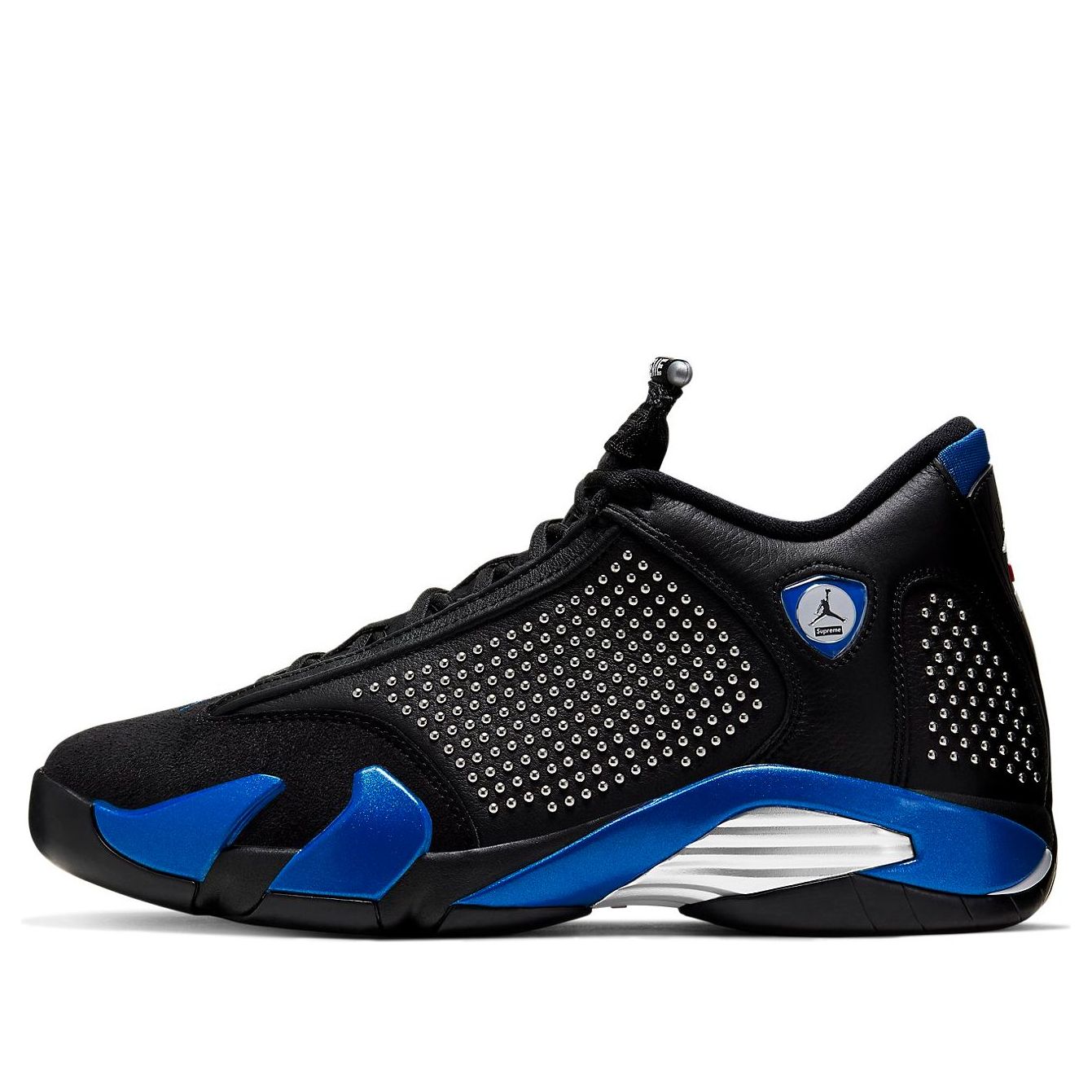 Supreme x Air Jordan 14 Retro 'Black Varsity Royal' BV7630-004