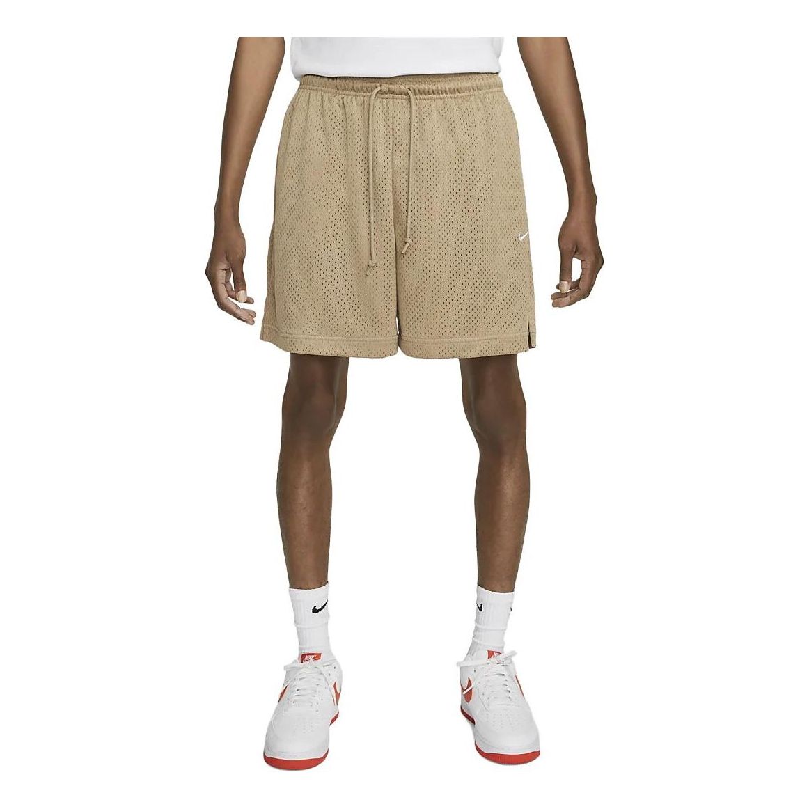 Nike Sportswear Authentics Mesh Shorts 'Khaki' DQ4999-247-KICKS CREW