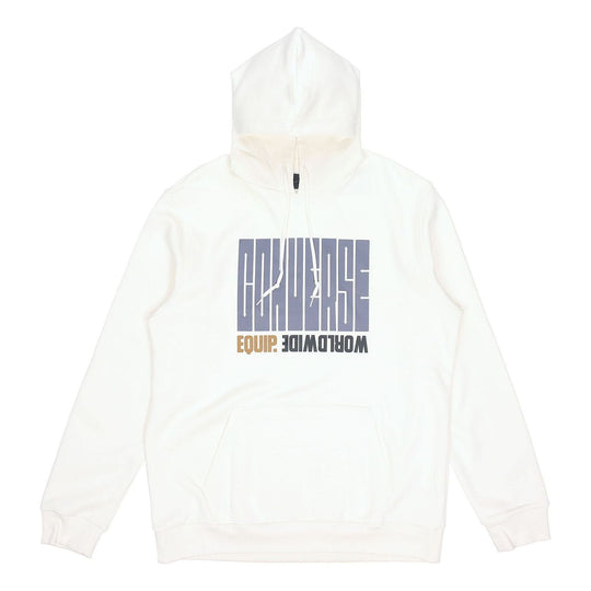 Converse Equip Worldwide Graphic Hoodie 'White' 10021272-A01