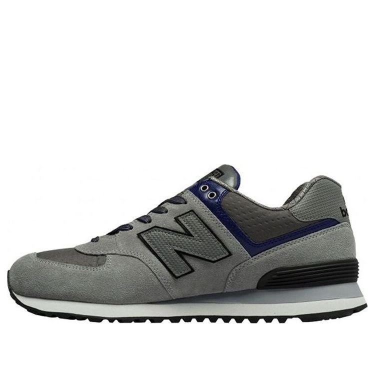 New Balance 574 Series Cozy Breathable Low Tops Casual Gray Black ML57 ...