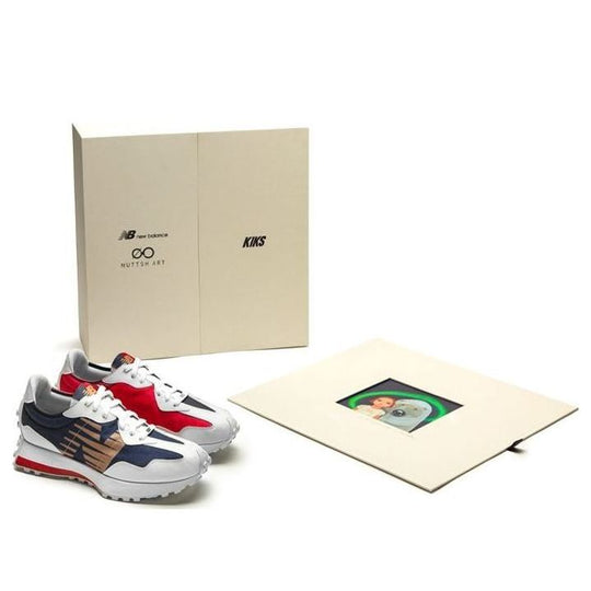 New Balance 327 x KIKS x NUTTSH ART Marathon Running Shoes/Sneakers  MS327BTK(S-BOX)